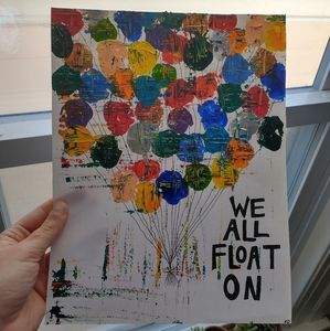"We All Float On" Painting 🎈